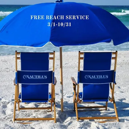 Nautilus 2708 Gulf View 2 Bedroom 7Th Floor Free Beach Service